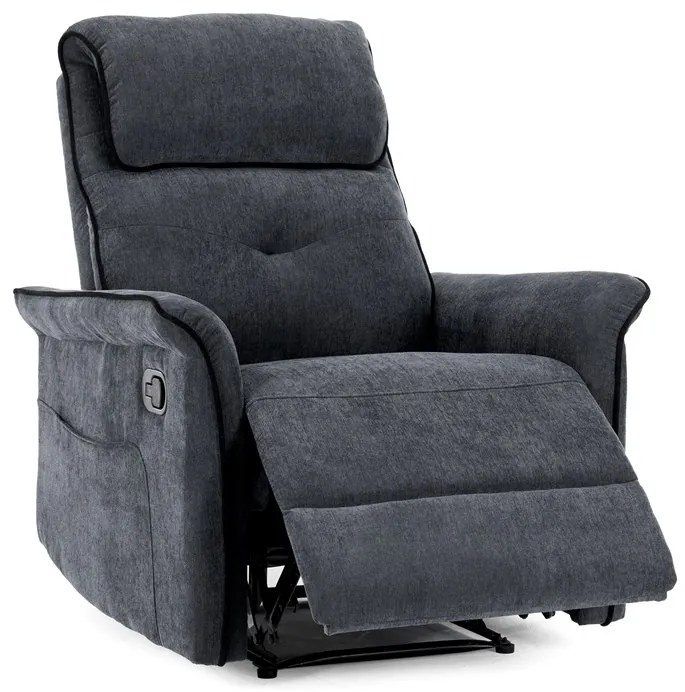 Autronic BONTEC Relaxačné kreslo, sivá, látka, TV-7054 GREY2 Farba: Hnedá