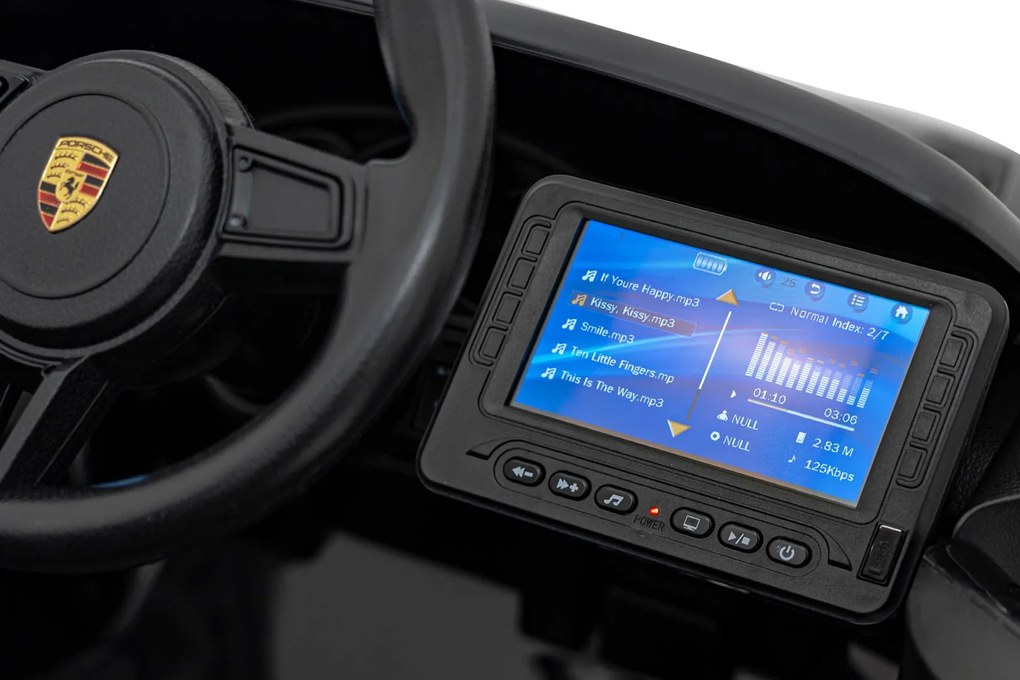 Ramiz Porsche Spyder RS 718 Čierna MP4 vozidlo