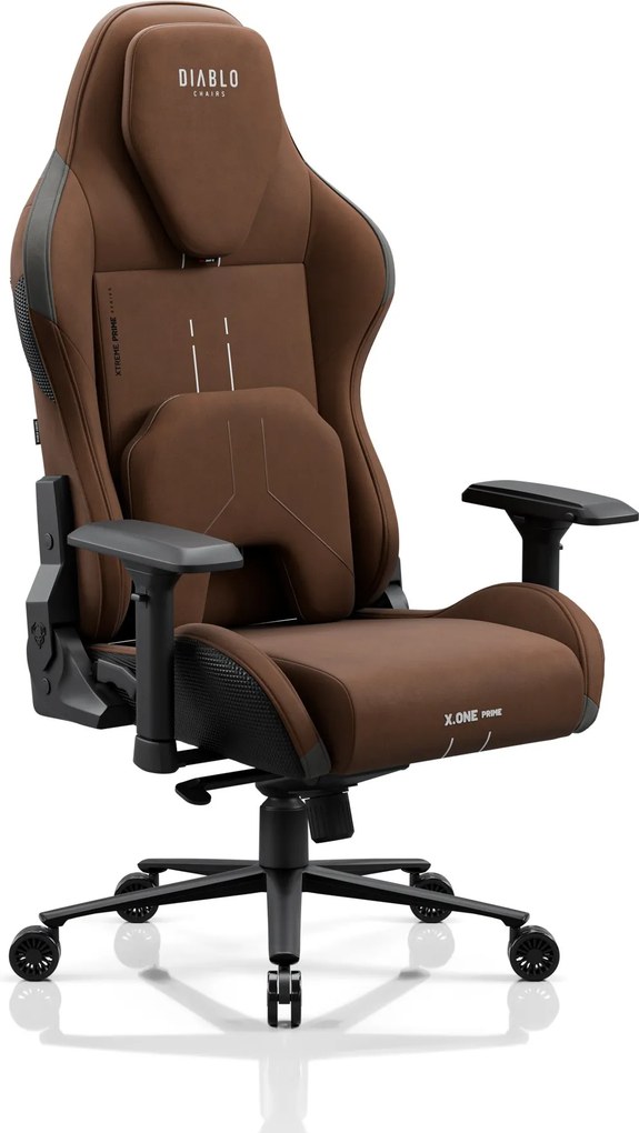 Herné látkové kreslo hnedé, Normal Size: Diablo X.One Prime Cinnamon Brown