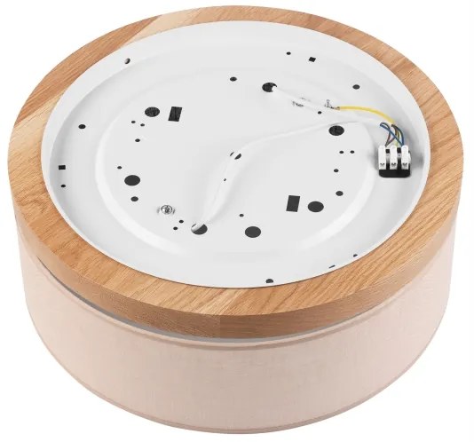 Brilagi - LED Stropné svietidlo BELLADONNA 2xE27/15W/230V pr. 40 cm béžová/dub