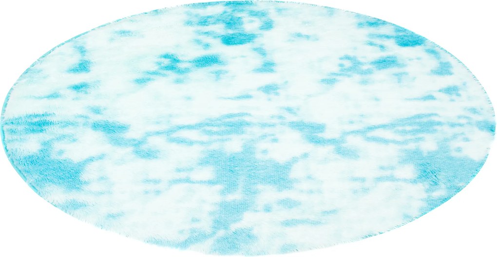 TA Koberec MR-582 Modrá SILK DYED KOŁO Rozmer: 80x80 cm