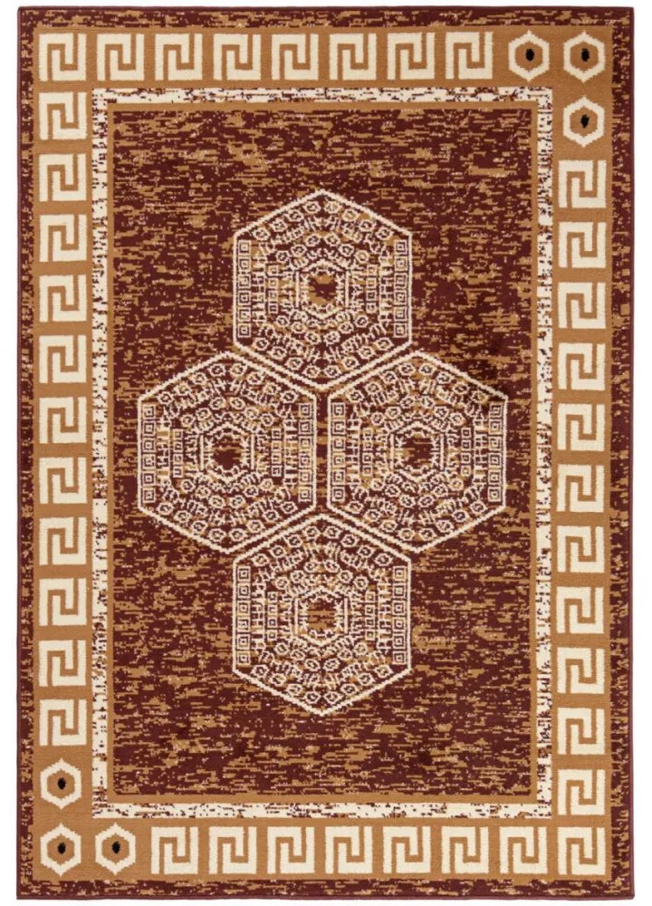 Kusový koberec PP Argos hnedý 140x200cm