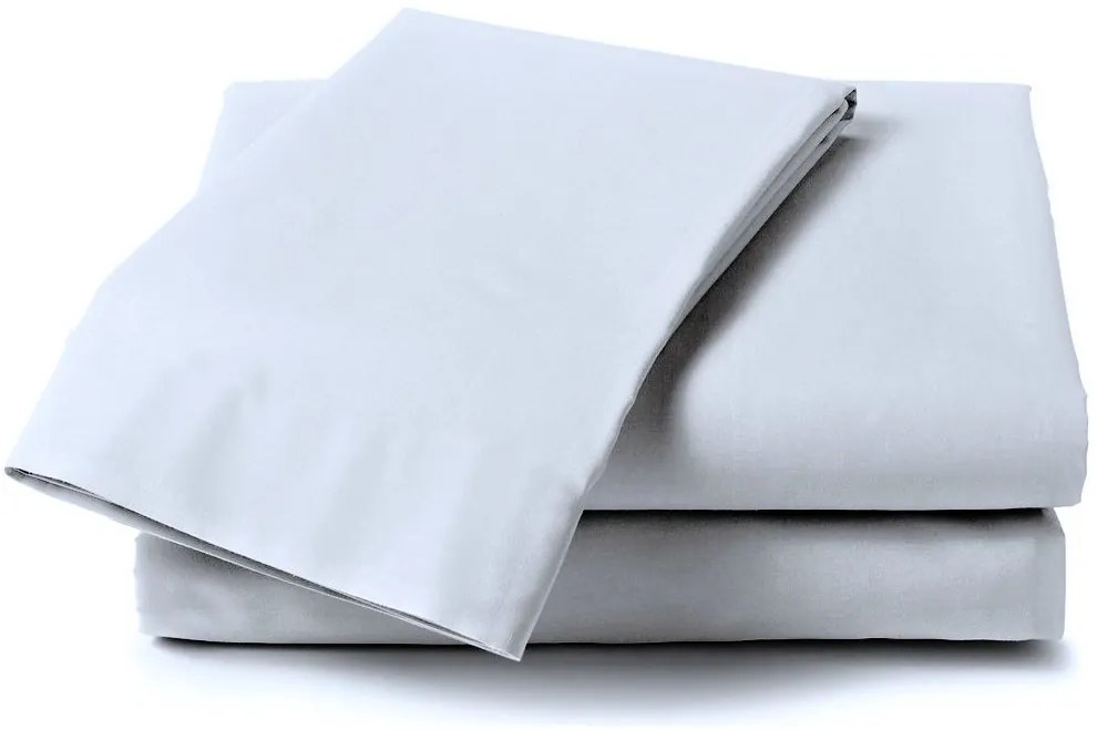 Bavlnené prestieradlo na jednolôžko - 145 x 245 cm - biele