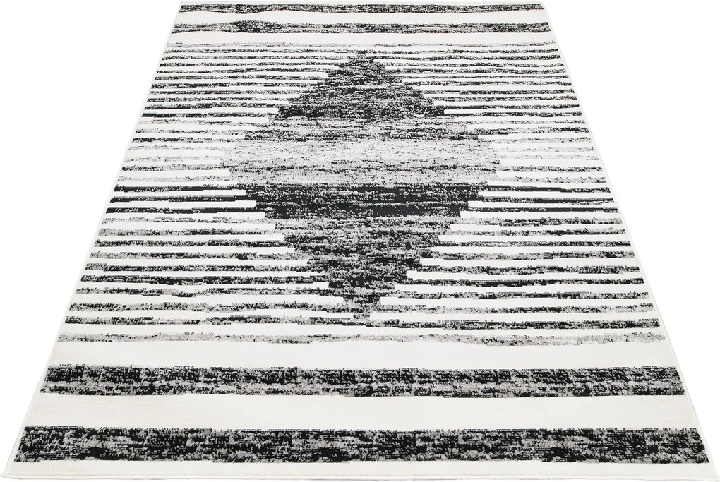 TA Koberec 3675A KRÉMOVÁ / ČIERNA GRACE Rozmer: 160x230 cm