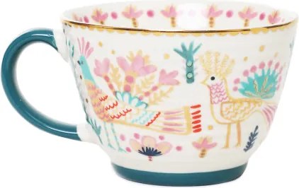 Hrnček GILLIAN SUMMER s pávom 848570 400 ml