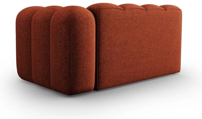 Modul pohovky v tehlovej farbe (pravý roh) Lupine – Micadoni Home