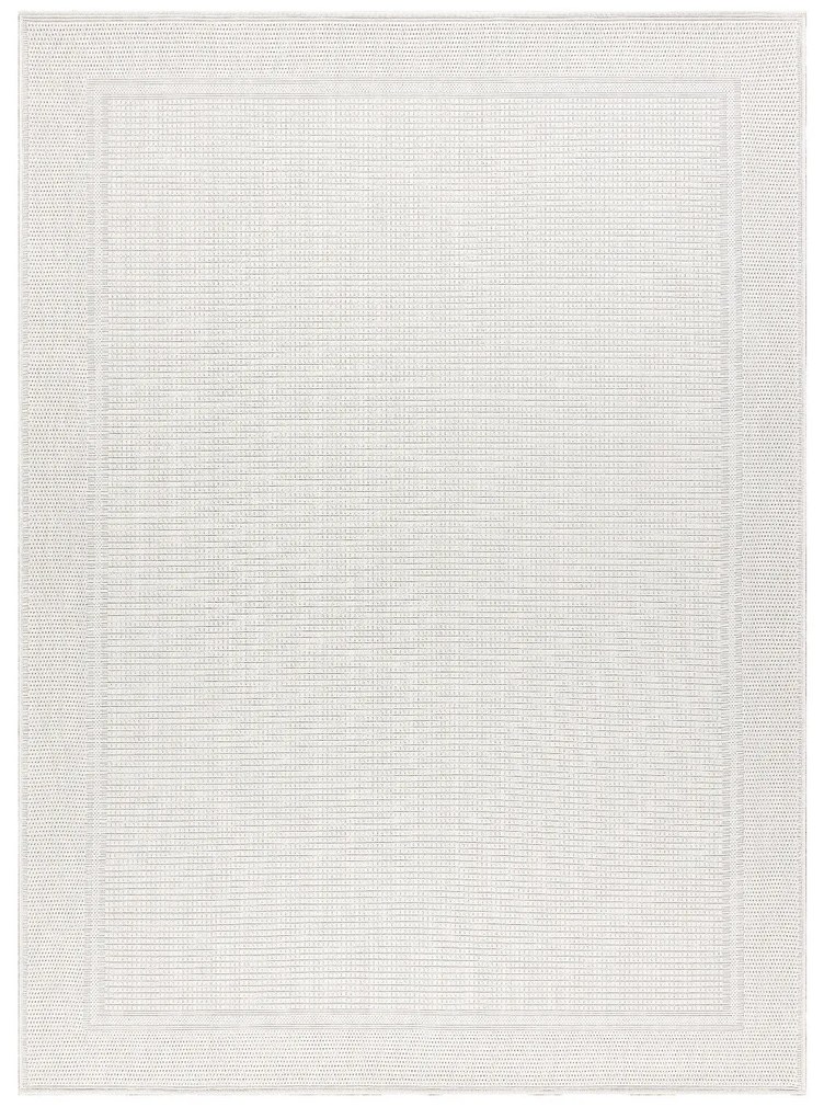 Dywany Łuszczów AKCIA: 60x100 cm Kusový koberec Timo 5979 White – na von aj na doma - 60x100 cm