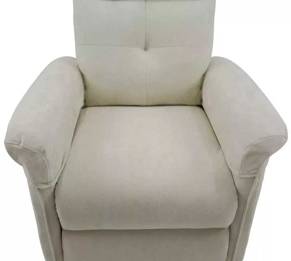 LuxuryForm DESIGN TV kreslo PEGAS s elektrickým polohovaním, masážou a výklopom - béžové