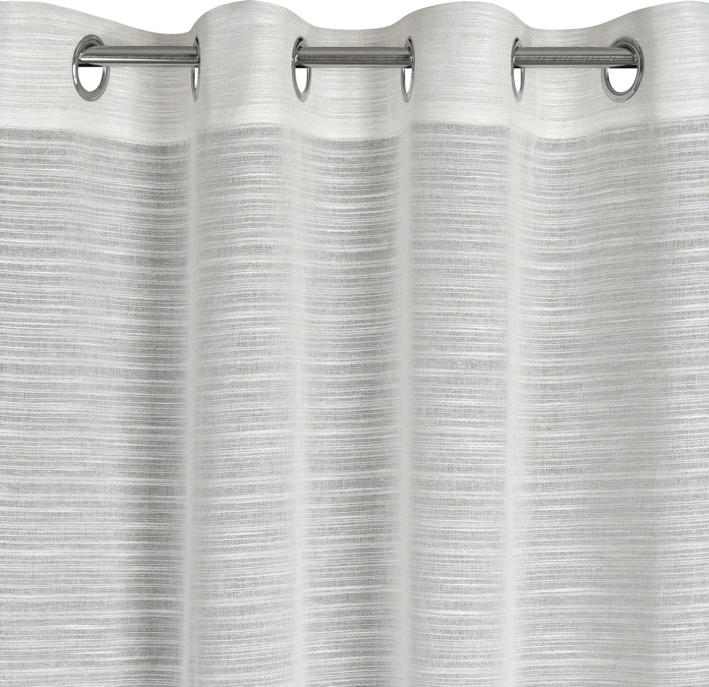 ZÁCLONA NA KRÚŽKOCH ARIA 140X250 CM KRÉMOVÁ