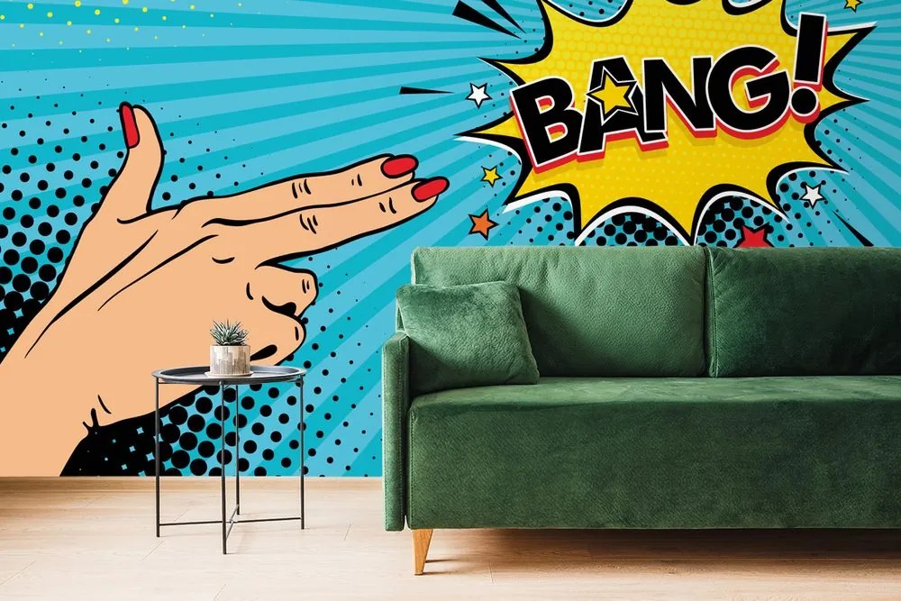 Tapeta s pop art motívom - BANG!