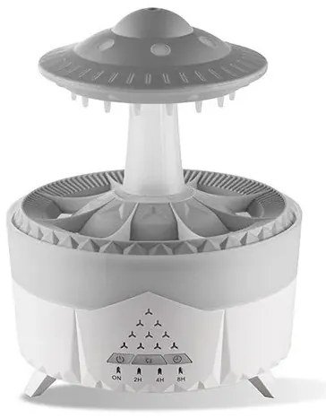 Aromaterapeutický zvlhčovač a difusér UFO Raindrop s LED lampou