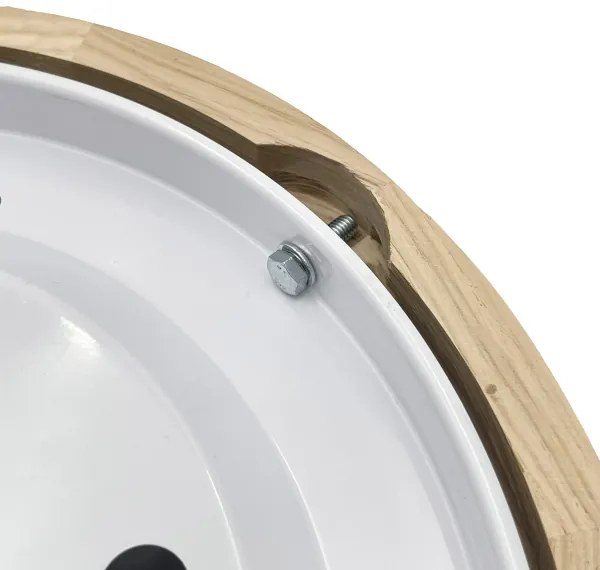 Brilagi - LED stropné svietidlo CARVALHO LED/20W/230V dub priemer 27,5 cm