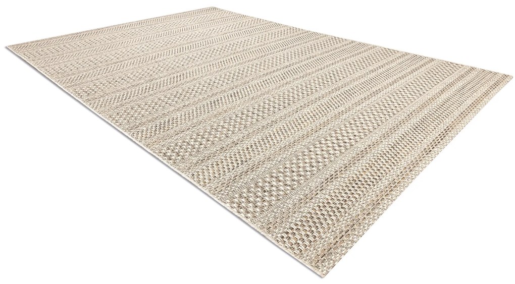 Šnúrkový koberec SIZAL BOHO 46209651 Pásiky, béžový