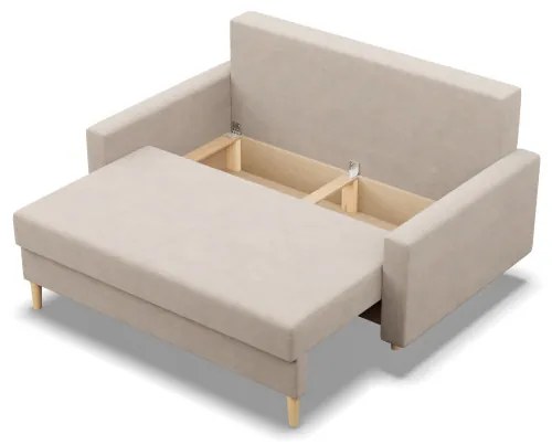 Dvojmiestna pohovka BLANK Elegant rozkladacia, béžová