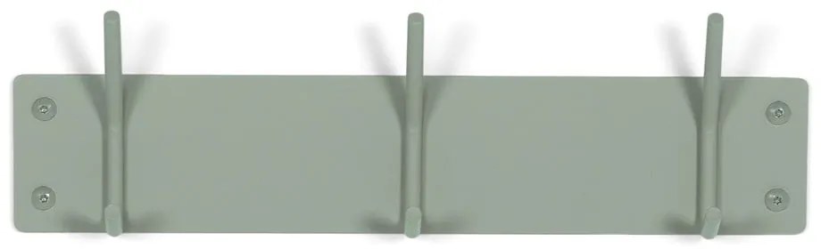 Sivozelený kovový nástenný vešiak 40 cm Fusion – Spinder Design