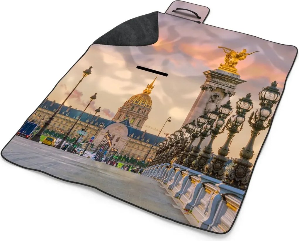 Sablio Plážová deka Paríž Elysejský palác: 200x140 cm