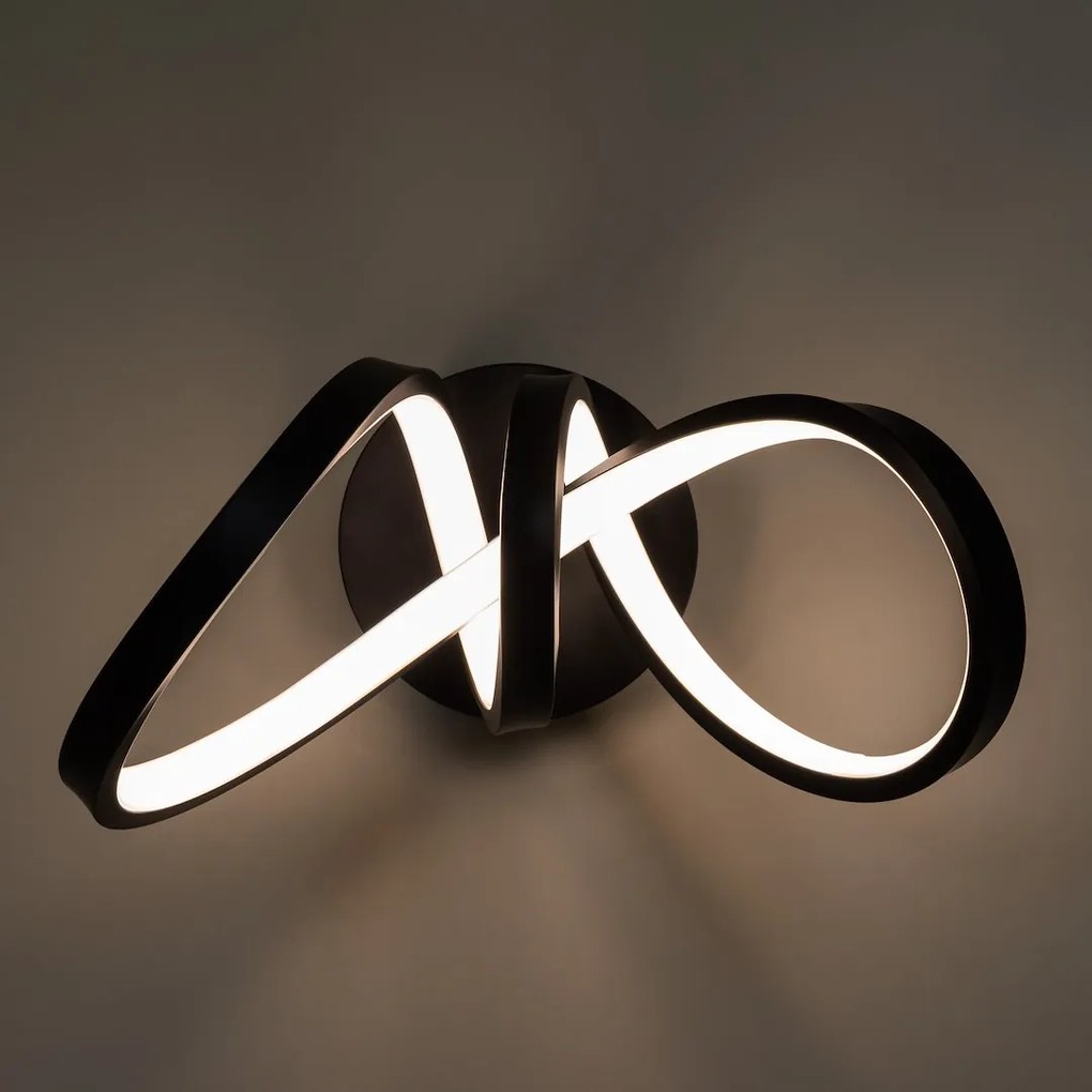 Nástenné LED svietidlo Tesoro, 1x LED 15w, 4000k, b