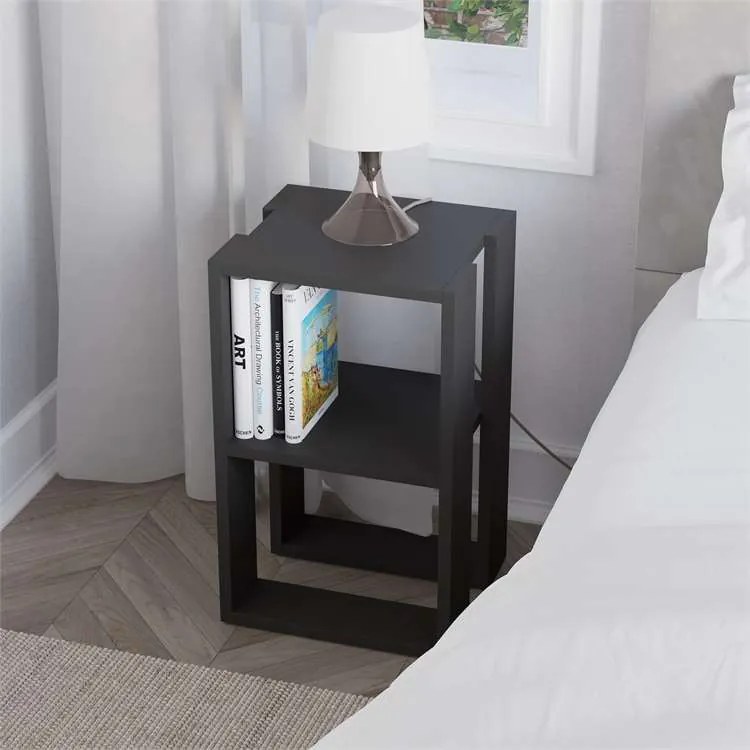 Nočný stolík Houseland Lonie antracitovo šedý