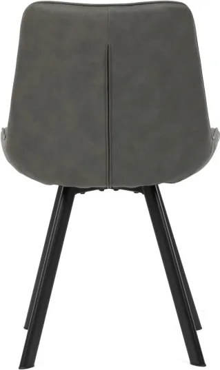 Jedálenská stolička sivá HC-V3066 GREY3