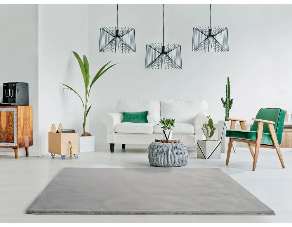 Sivý koberec Universal Fox Liso, 120 x 180 cm