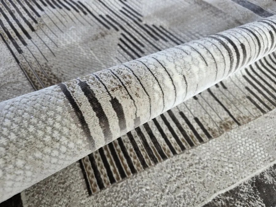 DC Koberec Exclusive 520 tmavá vizion zlatá Rozmer: 240×330 cm