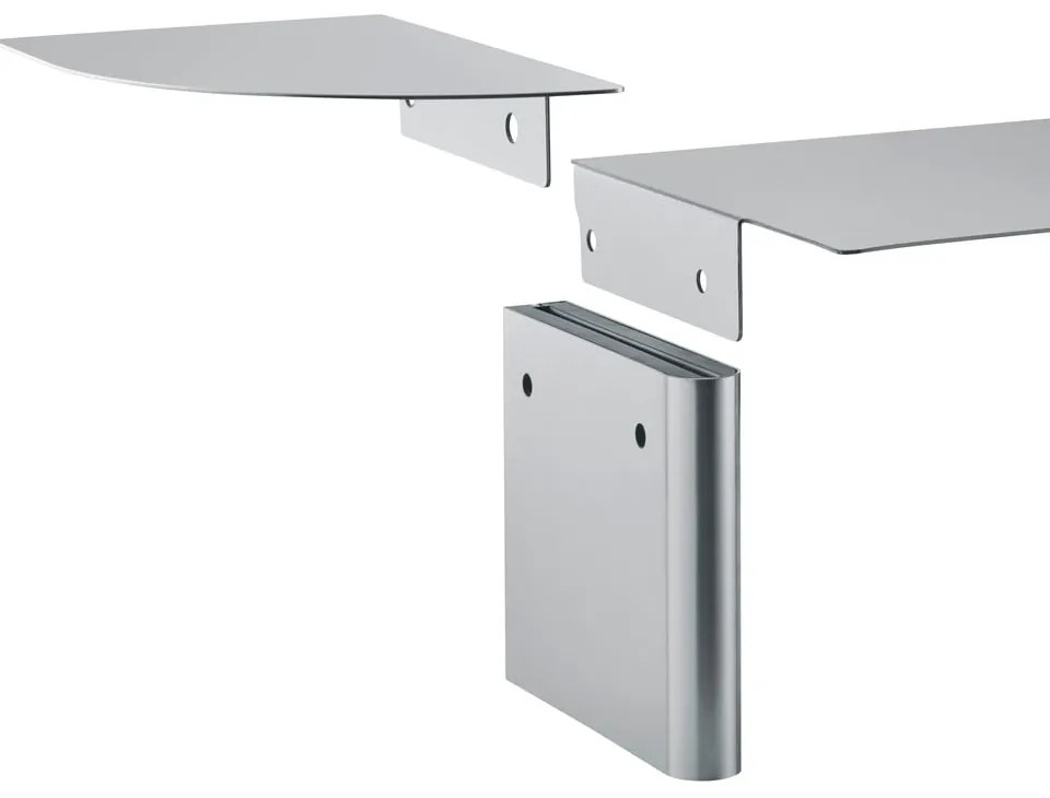 Polica nehrdzavejúca v matne striebornej farbe 80 cm Oru – Blomus