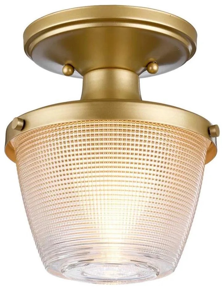 Quoizel QZ-DUBLIN-SF-PNBR - Kúpeľňové svietidlo DUBLIN 1xE27/40W/230V IP44 zlatá