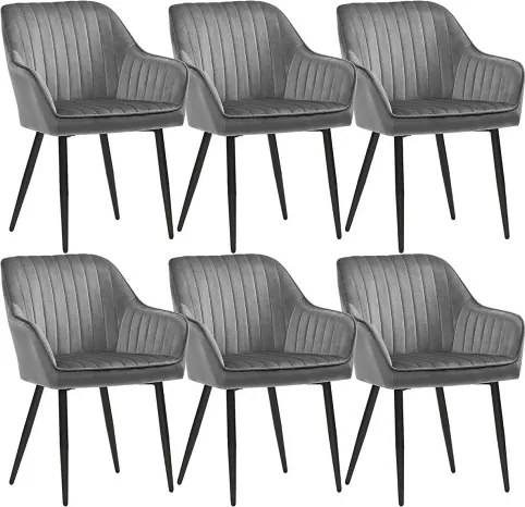 Set šiestich jedálenských stoličiek LDC087G03-6 (6 ks)