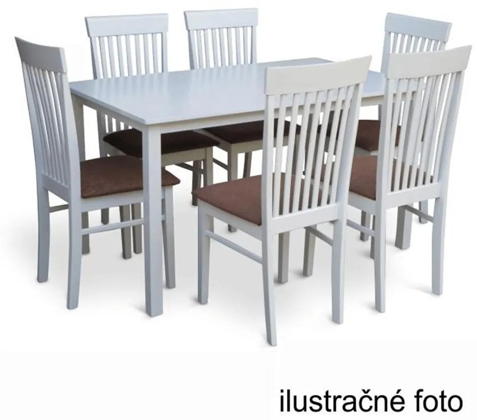 Tempo Kondela Jedálenský stôl, biela, 110x70 cm, ASTRO NEW