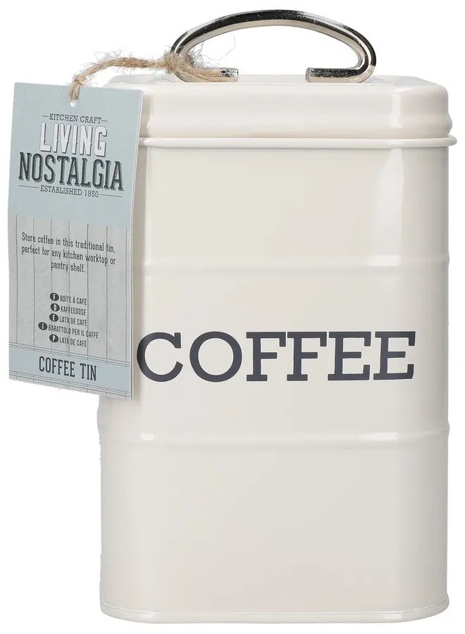 Oceľová dóza na kávu Living Nostalgia – Kitchen Craft