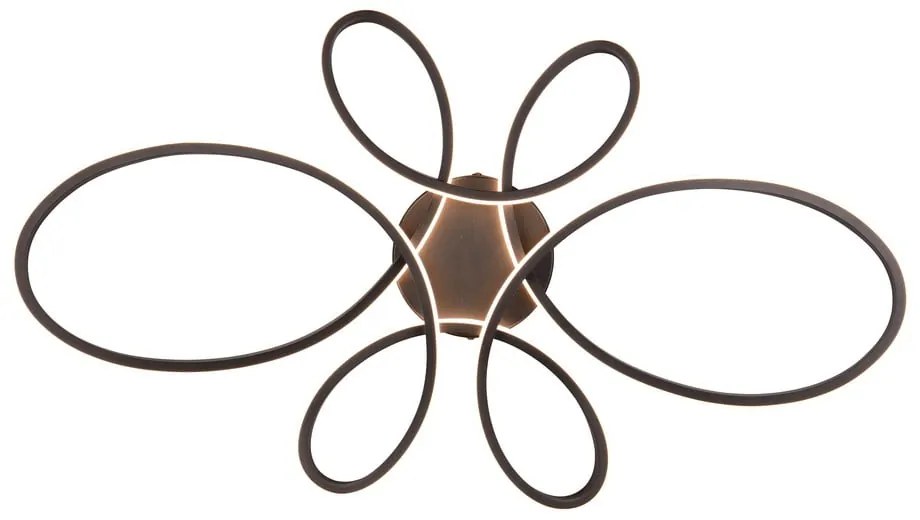 Čierne LED stropné svietidlo 45.5x83 cm Fly – Trio