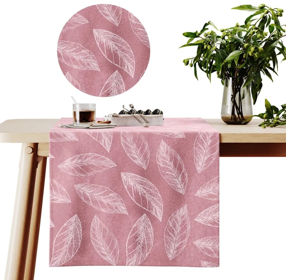 Zamatový behúň na stôl 40x140 cm Calm – Restilo