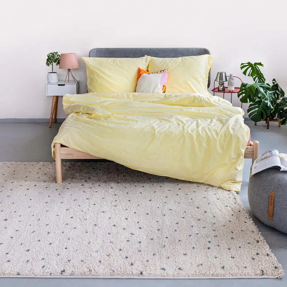 Čierny/krémový koberec 160x230 cm Dottie Black – Universal