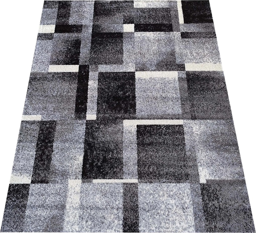 DY OTTO 09 Sivý koberec Rozmer: 200x290 cm
