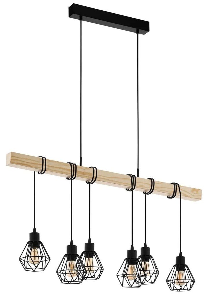 Retro a vintage svietidlo EGLO HL/6 TOWNSHEND 5 43133