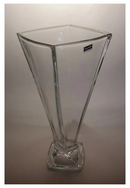 KRIŠTÁĽOVÁ VÁZA BOHEMIA QUADRO 330MM