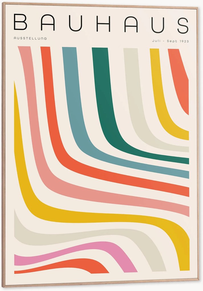Nástenná dekorácia v ráme Bauhaus Art.