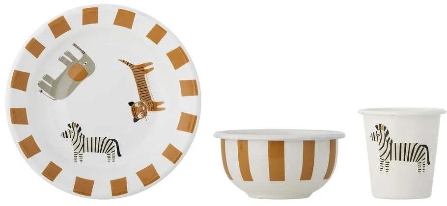 Detská jedálenská súprava 3 ks Jesse – Bloomingville Mini