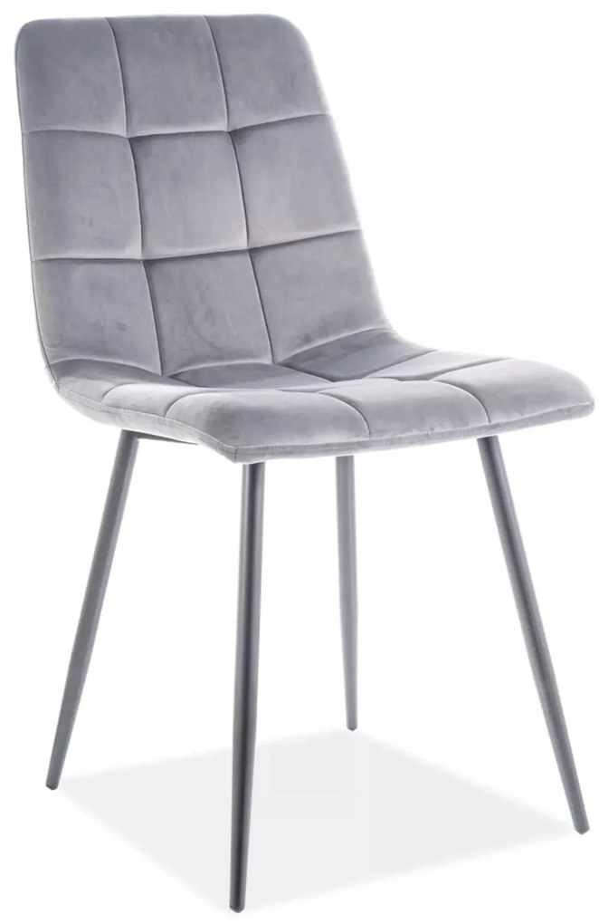 Sametová jídelní židle Mila - výber z 6 prevedení