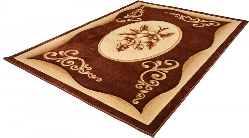 TA Koberec 8300A HNEDÁ ANTOGYA Rozmer: 140x190 cm