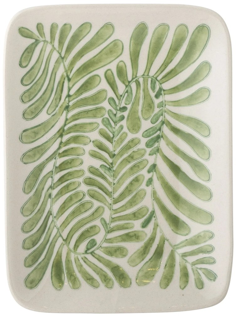 Bloomingville Keramický tanierik Fauni Green
