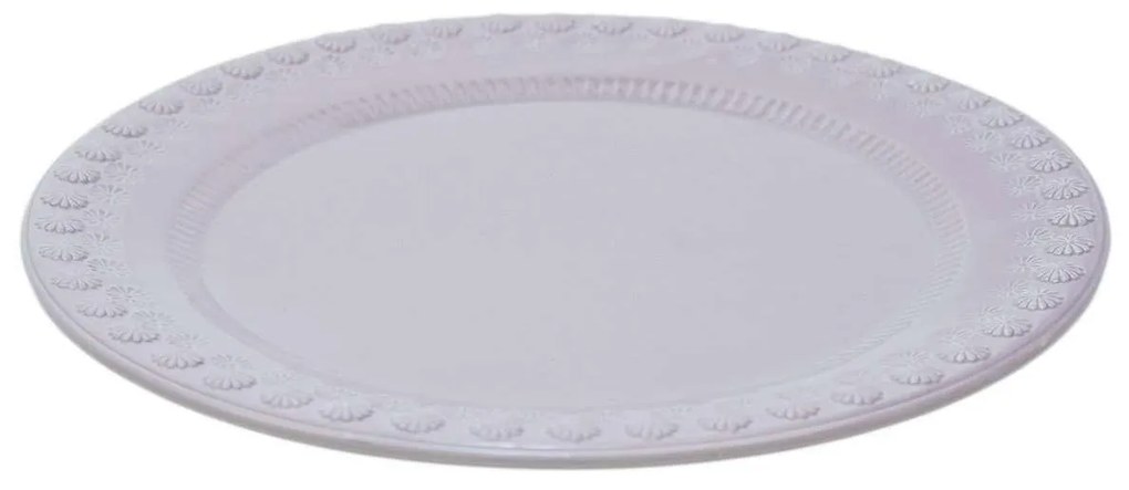 Keramický ružový tanier, malý, 6ks - Ego dekor