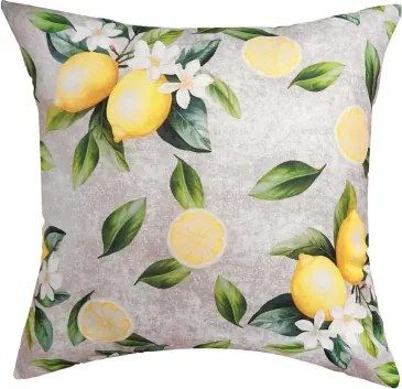 Dekoračný vankúš Amalfi 45x45 cm, citróny%