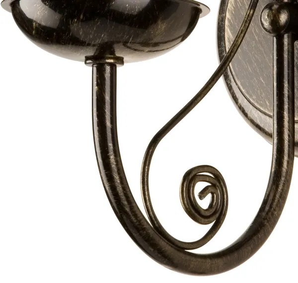 Nástenná lampa DONATO 1xE14x40W/230V patina