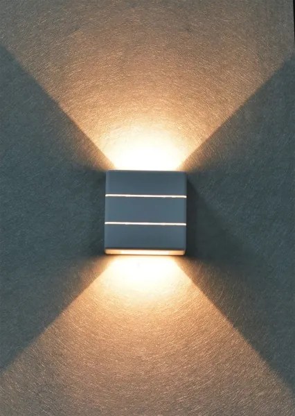 Immax 08521L - LED vonkajšie nástenné svietidlo LUXLINE 6W/230V 3000K IP54 biele