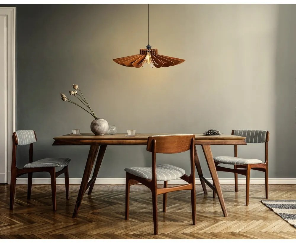 Závesné svietidlo v prírodnej farbe ø 52 cm – Opviq lights