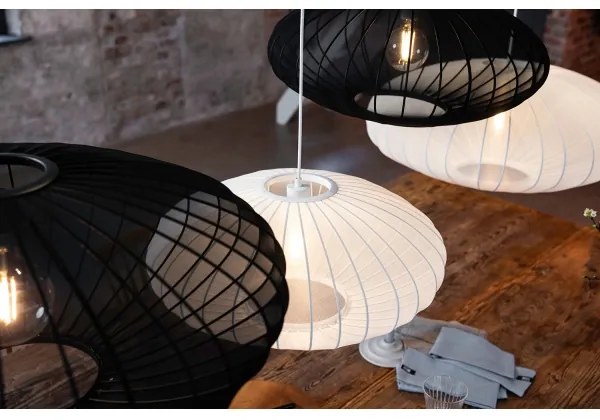 Markslöjd 108793 - Luster na lanku FORENCE 1xE27/40W/230V pr. 60 cm čierna