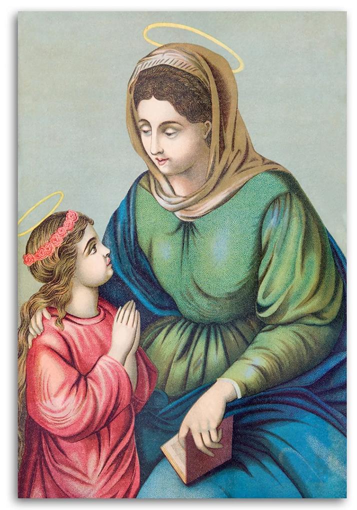 Gario Obraz na plátne Svätá Anna a malá panna Mária Rozmery: 40 x 60 cm