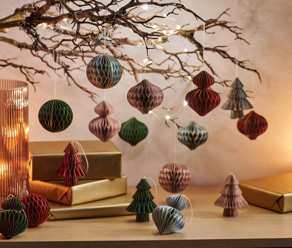 Ozdoby na vianočný stromček, 16-dielna súprava