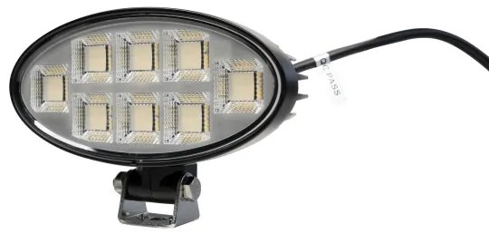 LED Bodové svietidlo pre automobil BLACK LED/160W/10-30V IP69 5700K oválny